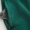 Pantaloncini larghi in pile con grafica a metà coscia