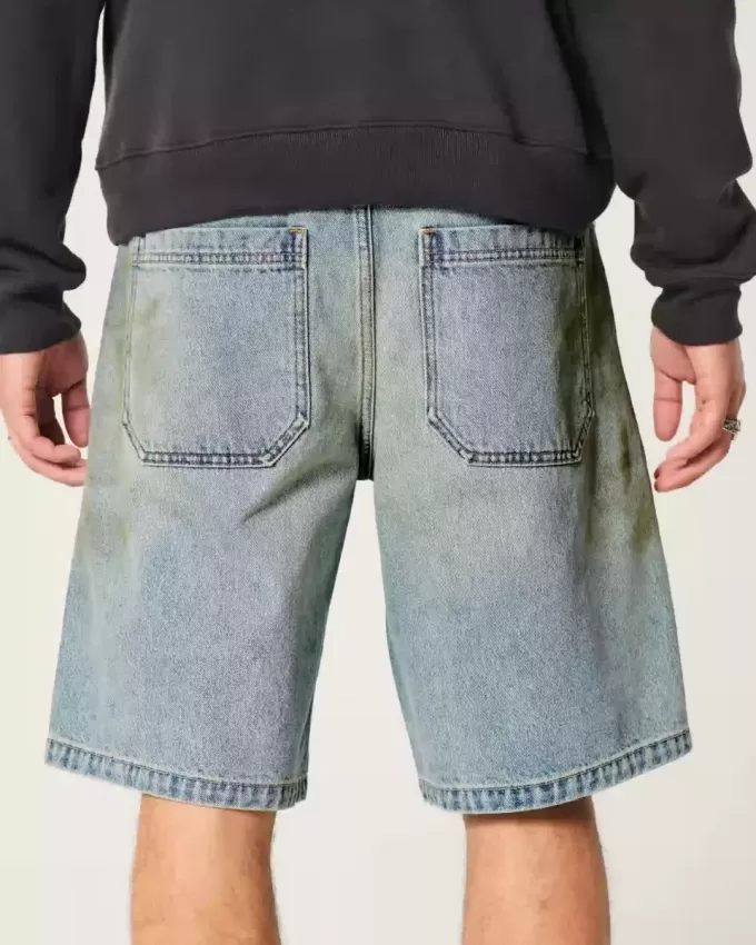 Pantaloncini larghi ingrassati