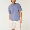 Pantaloncini larghi sopra il ginocchio in pile Feel Good di Hollister