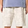 Pantaloncini larghi sopra il ginocchio in pile Feel Good di Hollister