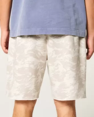 Pantaloncini larghi sopra il ginocchio in pile Feel Good di Hollister