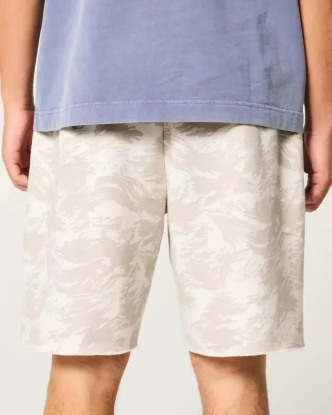 Pantaloncini larghi sopra il ginocchio in pile Feel Good di Hollister