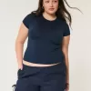 Pantaloncini morbidi con fiocco laterale in misto lino