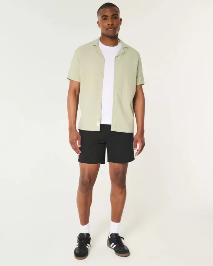 Pantaloncini rinfrescanti con parte anteriore piatta da 7″