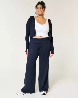 Pantaloni a gamba larga con vita ripiegata Active Recharge di Gilly Hicks