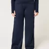 Pantaloni a gamba larga con vita ripiegata Active Recharge di Gilly Hicks Pantaloni a gamba larga con vita ripiegata Active Recharge di Gilly Hicks