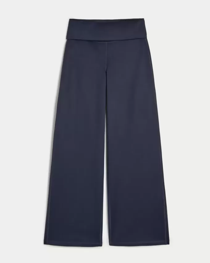 Pantaloni a gamba larga con vita ripiegata Active Recharge di Gilly Hicks Pantaloni a gamba larga con vita ripiegata Active Recharge di Gilly Hicks