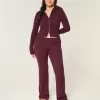 Pantaloni a stivaletto con risvolto in maglia Gilly Hicks