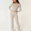 Pantaloni a stivaletto con risvolto in maglia Gilly Hicks