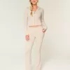 Pantaloni a stivaletto con risvolto in maglia Gilly Hicks