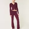 Pantaloni a stivaletto con risvolto in maglia Gilly Hicks