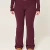 Pantaloni a stivaletto con risvolto in maglia Gilly Hicks
