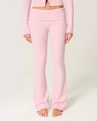 Pantaloni a stivaletto con risvolto in maglia Gilly Hicks