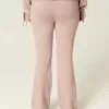 Pantaloni a stivaletto con risvolto in maglia Gilly Hicks