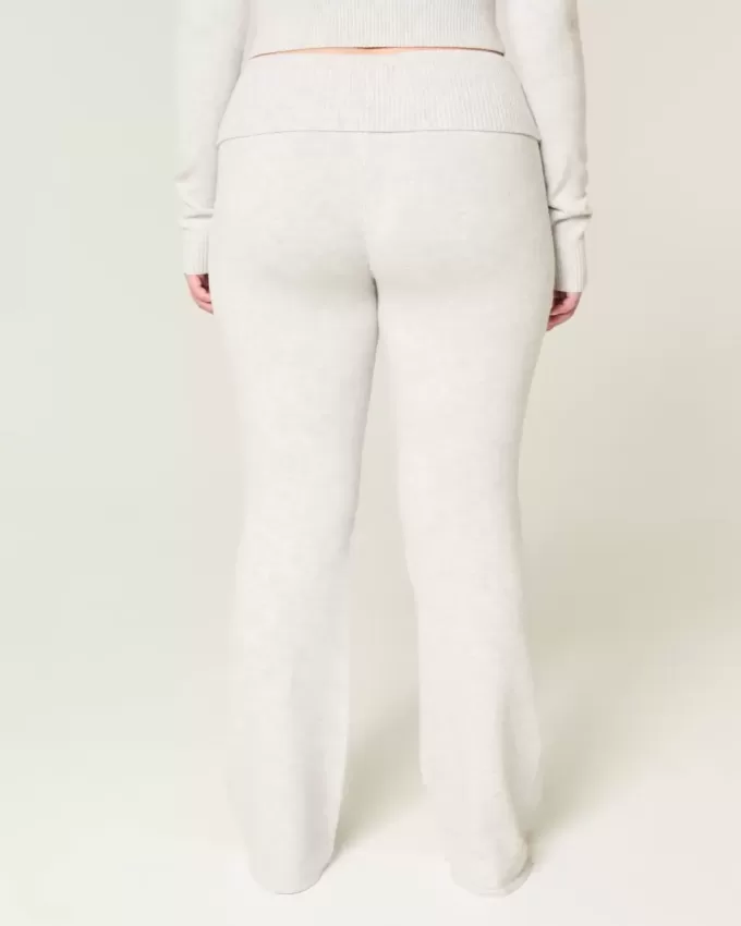 Pantaloni a stivaletto con risvolto in maglia Gilly Hicks