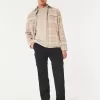 Pantaloni cargo dritti con cerniera