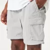 Pantaloni cargo dritti con cerniera