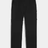 Pantaloni cargo dritti con cerniera