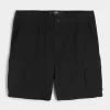 Pantaloni cargo dritti con cerniera