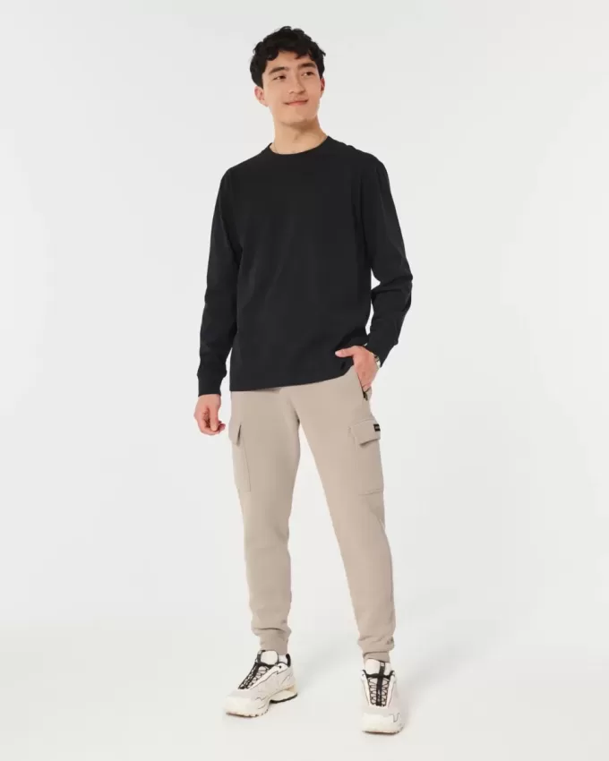 Pantaloni cargo in pile