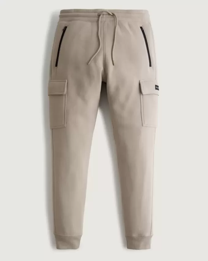 Pantaloni cargo in pile