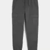 Pantaloni cargo in twill rilassati