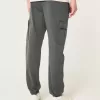 Pantaloni cargo in twill rilassati
