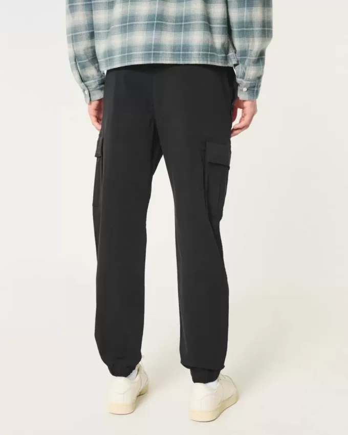 Pantaloni cargo in twill rilassati