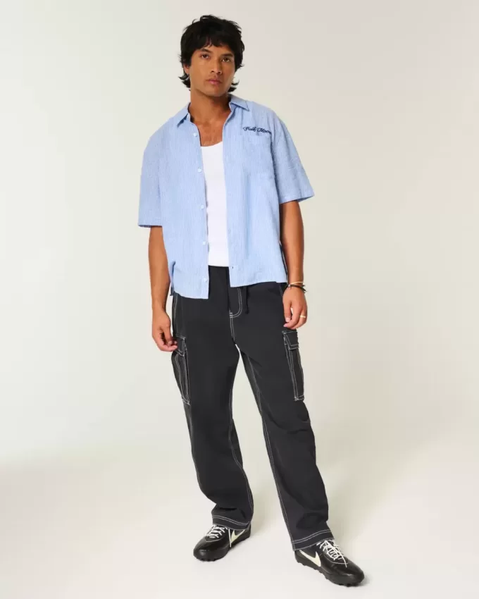 Pantaloni cargo larghi