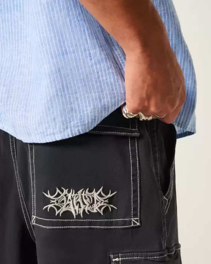 Pantaloni cargo larghi