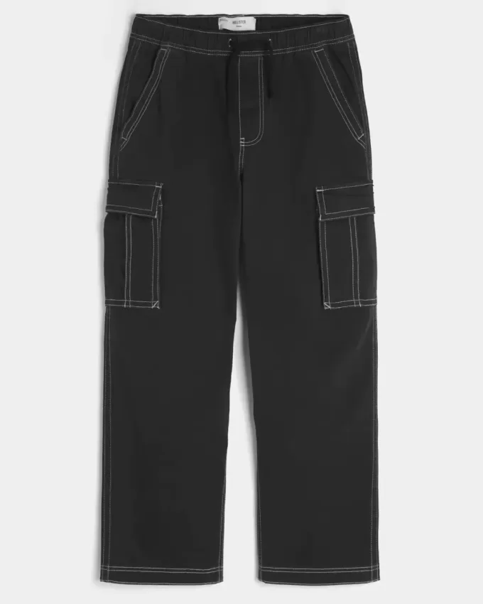 Pantaloni cargo larghi