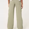 Pantaloni cargo larghi a vita bassa