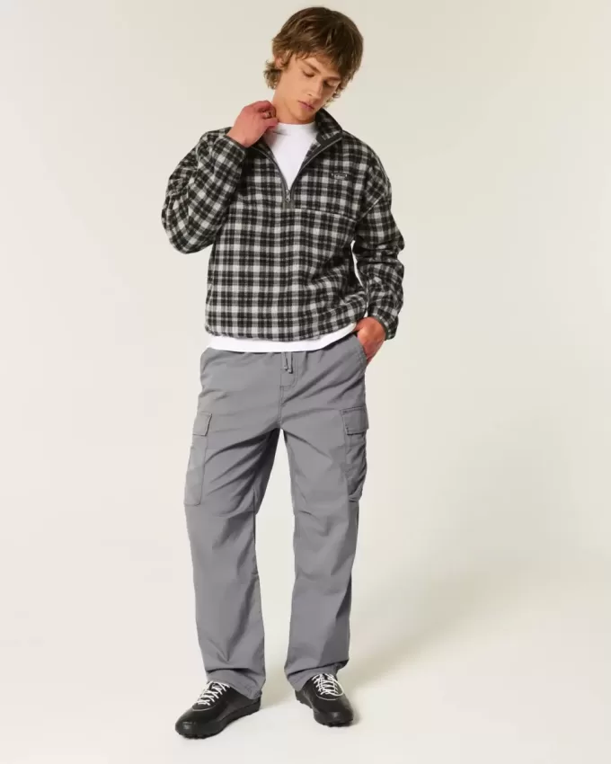 Pantaloni cargo larghi da infilare