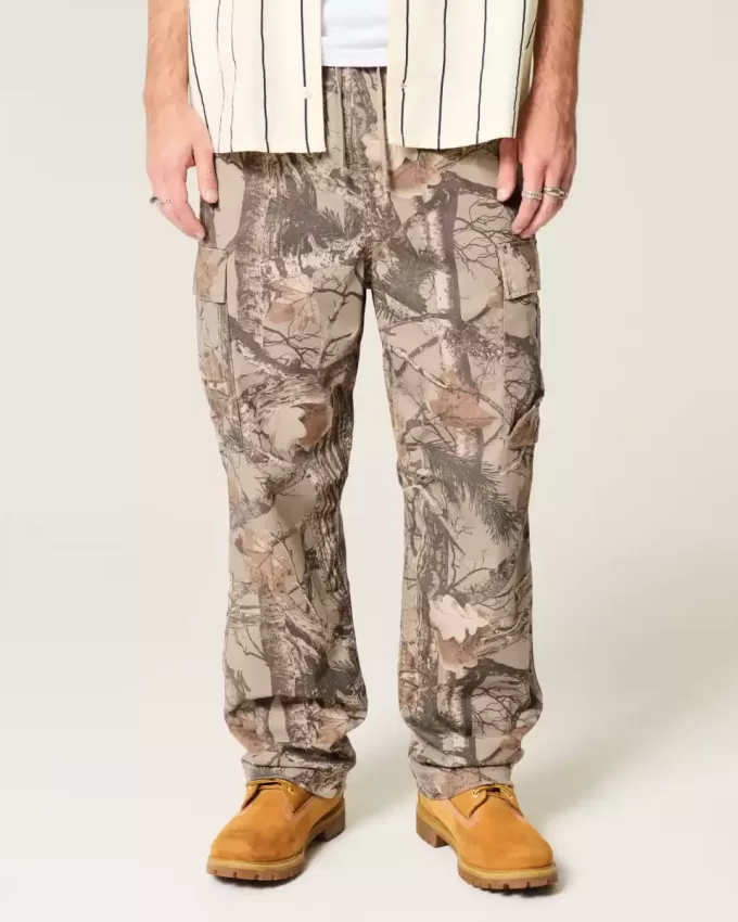 Pantaloni cargo larghi da infilare