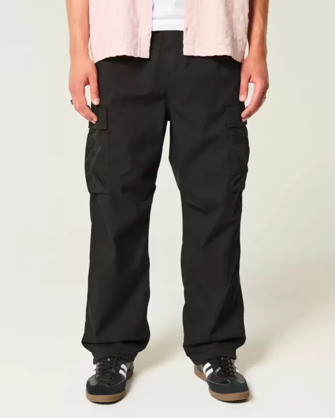 Pantaloni cargo larghi da infilare