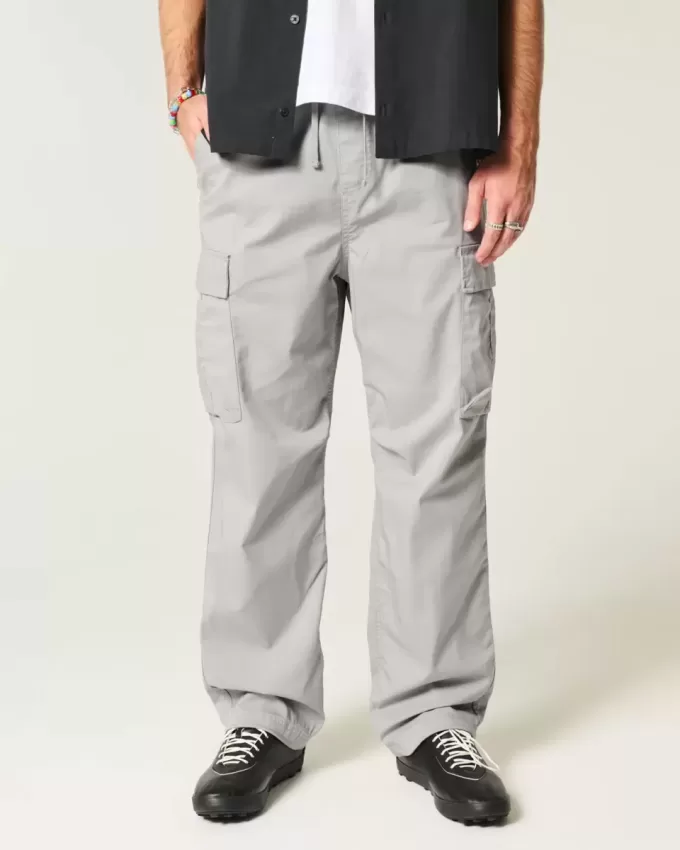 Pantaloni cargo larghi da infilare