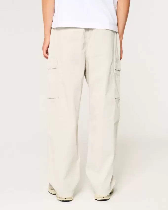 Pantaloni cargo larghi da infilare