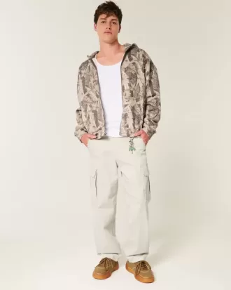 Pantaloni cargo larghi da skater