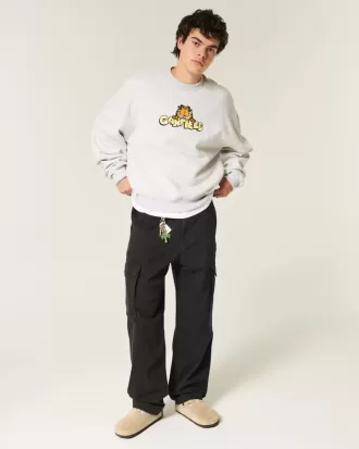 Pantaloni cargo larghi da skater