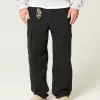 Pantaloni cargo larghi da skater