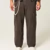 Pantaloni cargo larghi da skater