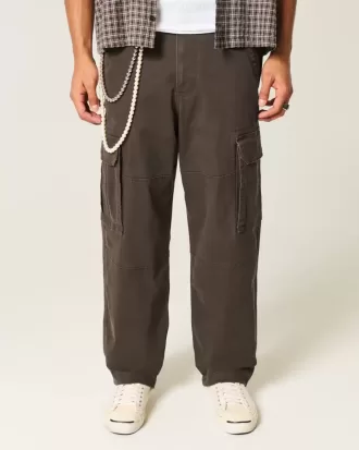 Pantaloni cargo larghi da skater