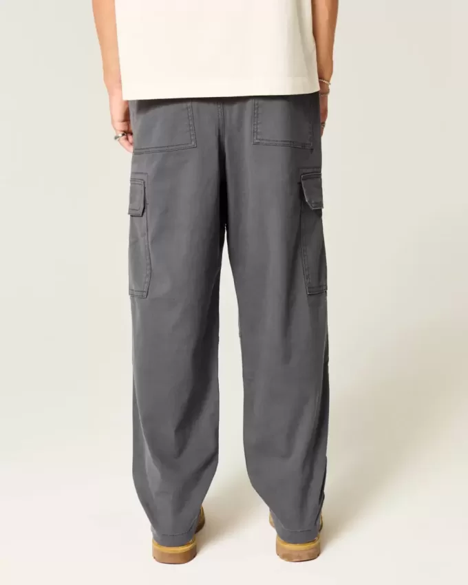 Pantaloni cargo larghi da skater