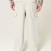 Pantaloni cargo larghi da skater