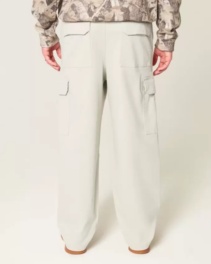 Pantaloni cargo larghi da skater
