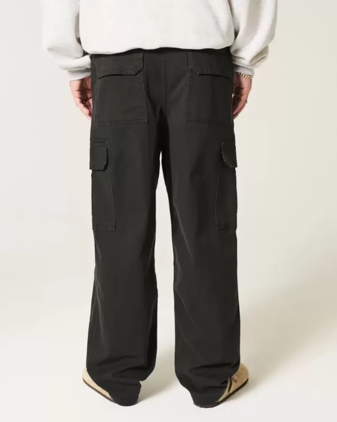 Pantaloni cargo larghi da skater