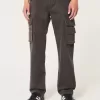 Pantaloni cargo larghi e pesanti