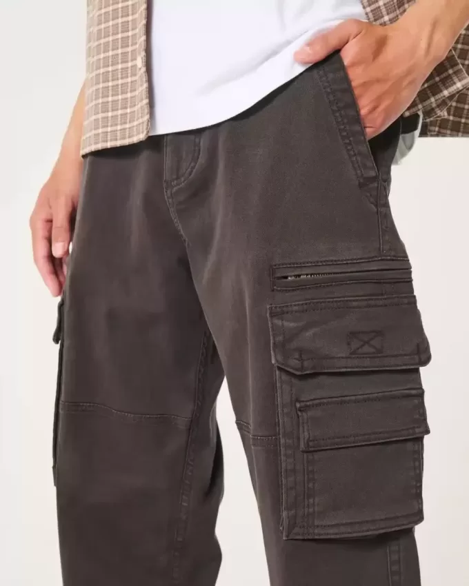 Pantaloni cargo larghi e pesanti