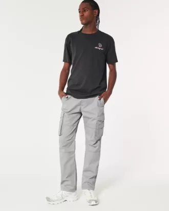 Pantaloni cargo slim dritti