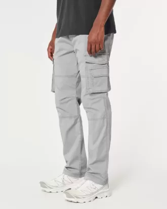 Pantaloni cargo slim dritti